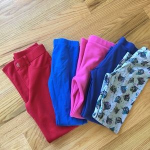 Little girls pants—5 pairs